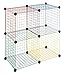 Whitmor Kids Storage Cubes Set of 4 Multicolor
