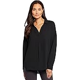 NYDJ Womens Long Sleeve Becky Blouse