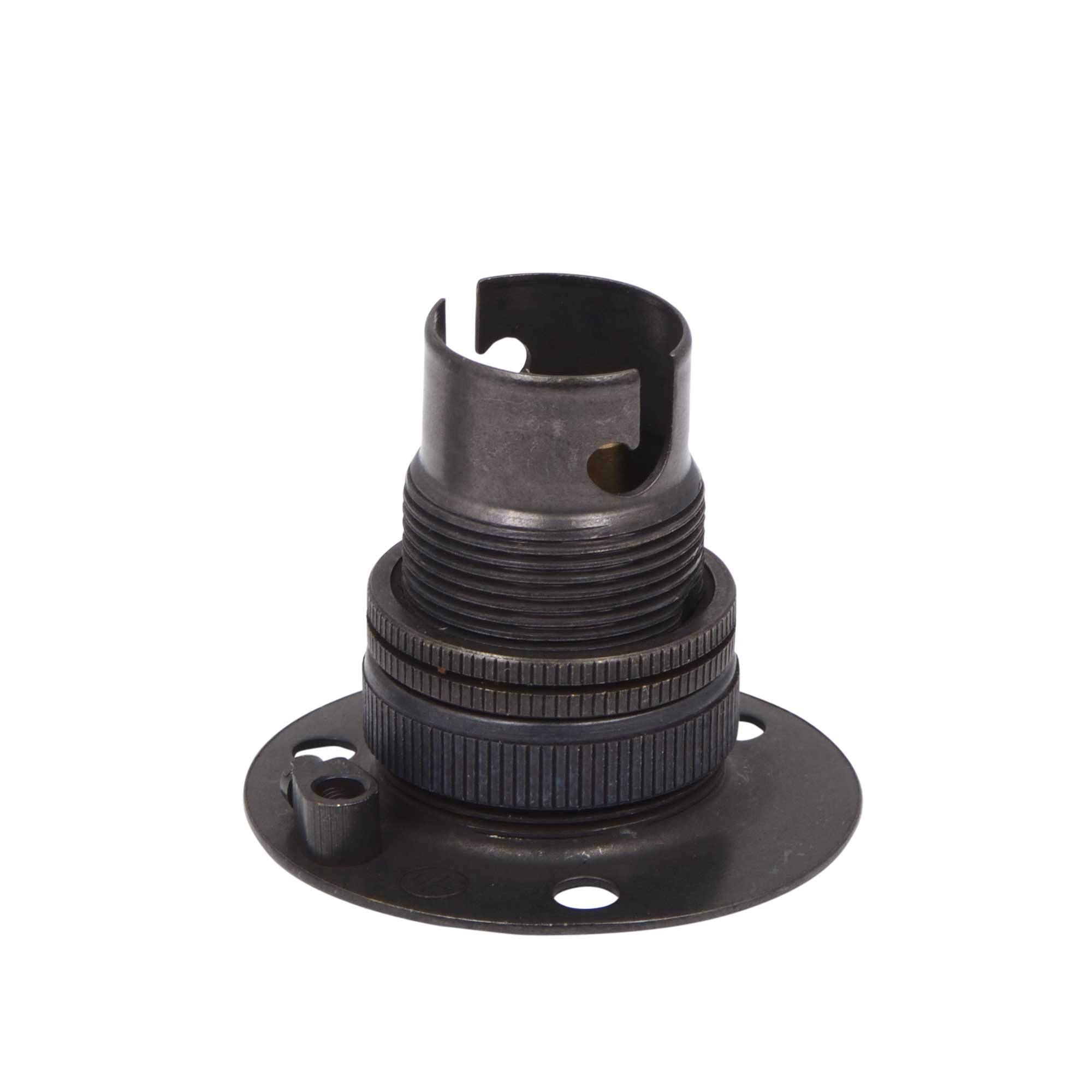 ElekTek B15 SBC Bronze Fixed Batten Miniature Lamp Bulb Holder Shade Ring - NOT SUITABLE for B22 Lamp/Light Bulbs - Made in UK