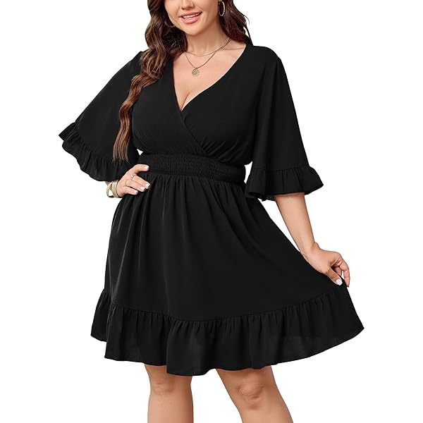 Spring Summer Dress 2025 Peasant Style Women's Renaissance Cottagecore Dress   Short Sleeve, Smocked Waist, Flowy Ruffle Dress Smocked Waist Boho Dress