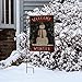 Welcome Winter Snowman Garden Flag Primitive Seasonal 12.5