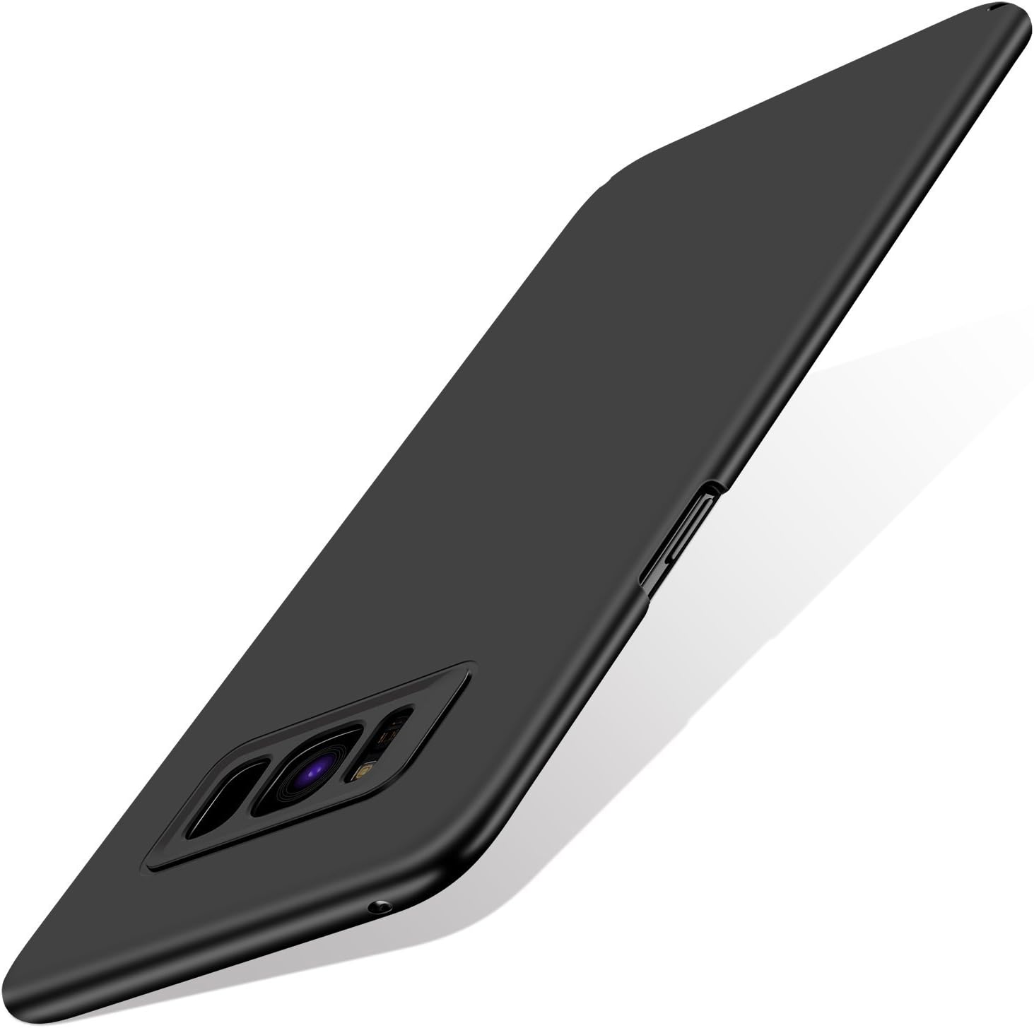 TORRAS Slim Fit Galaxy S8 Plus Case, Ultra Thin Hard Plastic PC S8 Plus Protective Phone Cover Case with Matte Finish Coating Grip Compatible with Samsung Galaxy S8 Plus, Space Black