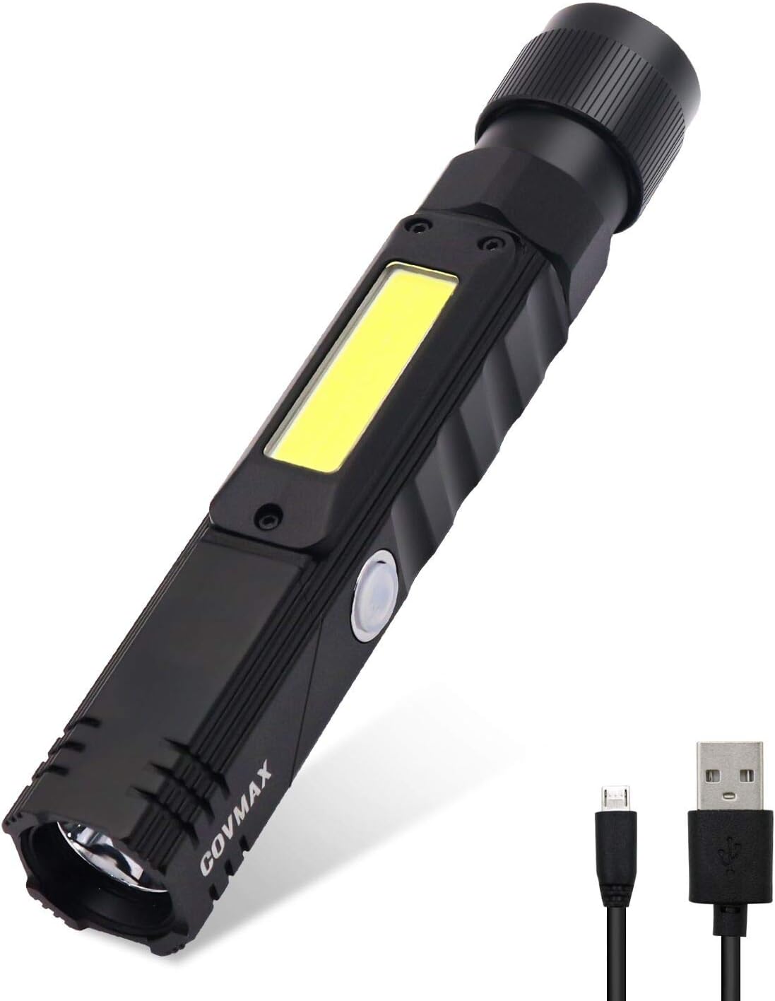 Portable Rechargeable Work Light, Ultra Brightest Handheld COB LED