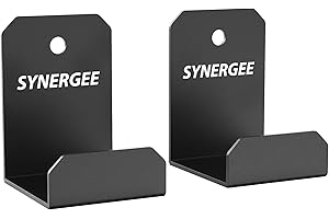 Synergee Weight Bench or Rower Wall Rack - Durable Steel Construction, Space-Saving Wall-Mounted Holder for Home Gym & Fitnes