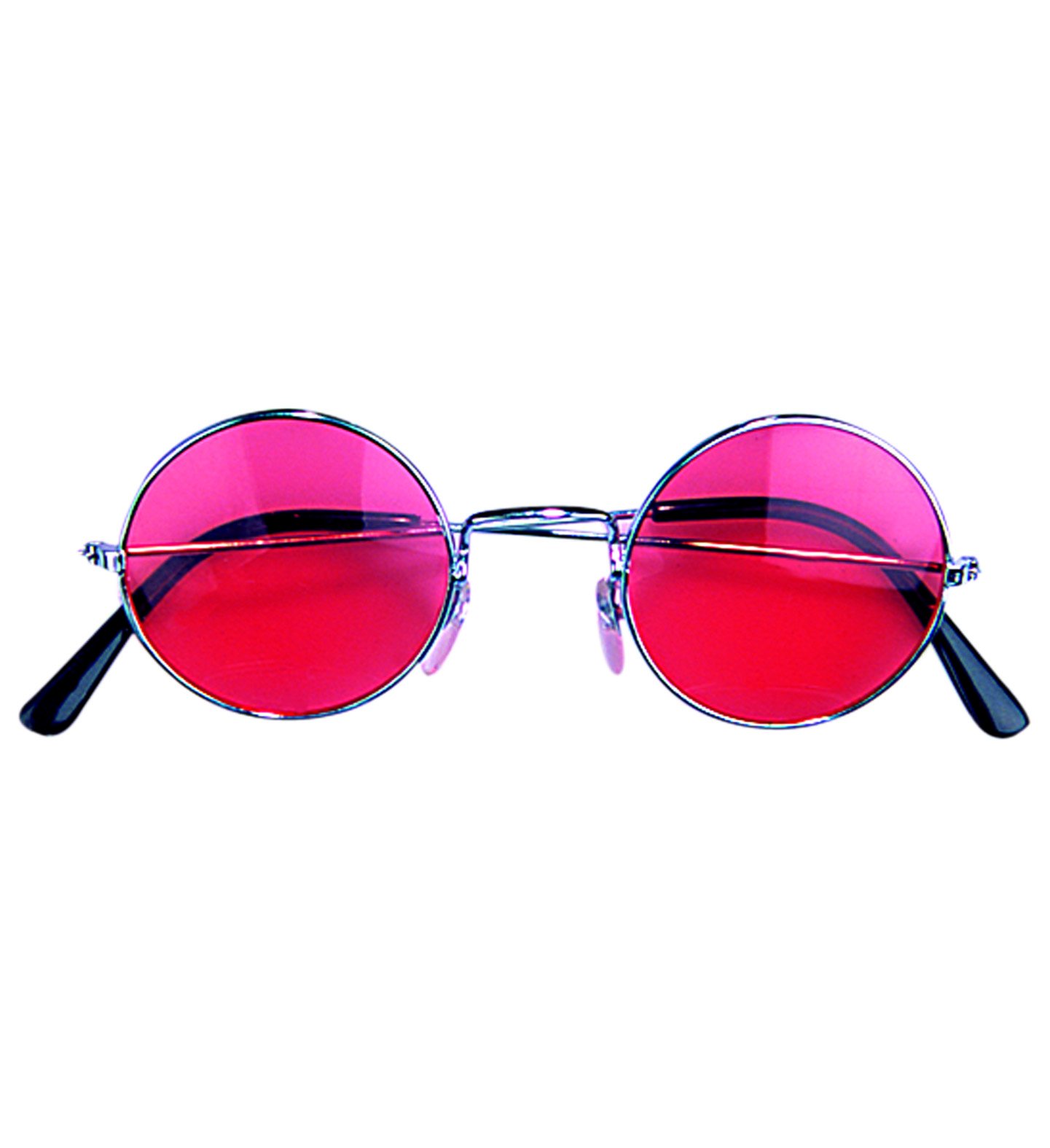Widmann 67322 - Character Glasses Adult Unisex, 60s, 70s, Hippie, Rock, Musicians, Vampires, Carnival, Halloween, Red Color Lenses — image 1