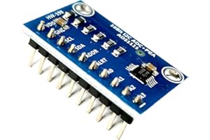 ST SHILLEHTEK SHILLEHTEK, Pre-Soldered, ADS1115, 4 Channel, I2C, IIC, Analog-to-Digital, ADC, PGA, 16 Bit, 16 Byte Converter, Programmable Gain Amplifier, High Precision ADC Converter, Arduino, Raspberry Pi