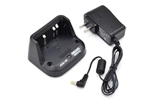 Kymate CD-15A Charger for YAESU Vertex Radio VX-5R VX-6R VX-7R VXA-700 VXA-710 Standard Horizon HX460 HX560S HX471 FNB-58 FNB-80 Battery Charging