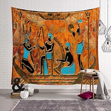 Decoración del hogar QCWN Tapiz Egipcio para Colgar en la Pared