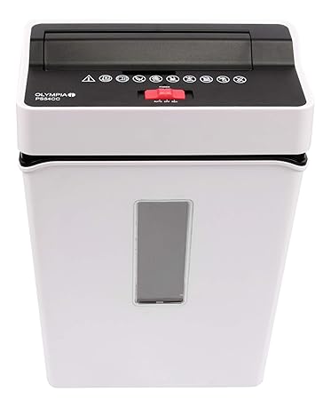 Olympia PS 54 CC Profi Aktenvernichter (mit Partikelschnitt, Sicherheitsstufe P4, Kreditkarte, 8 Blätter 80 g/m², Papierschre