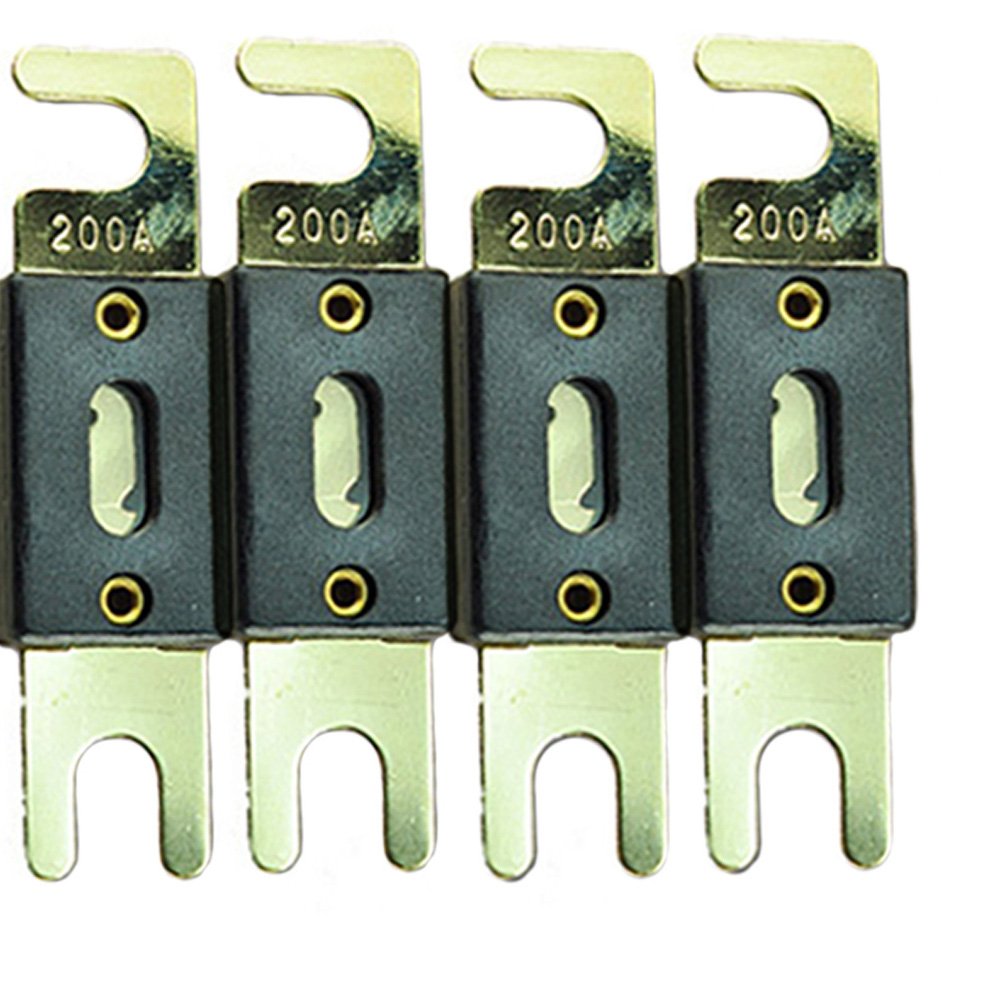 New 4PCS 150AMP 150A Car ANL Fuse Gold Plated For Car Audio Vehicle Amplifier Fuses