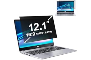 ZOEGAA 12.1 Inch Laptop Privacy Screen Protector Compatible With HP/Dell/Asus/Acer/Sony/Samsung/Lenovo/Toshiba/，16:9 Aspect Ratio 12.1 Inch Privacy Screen Filter