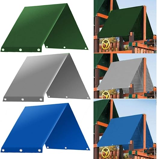 SEVENMORE Playground Replacement Canopy, 52" x 90" Outdoor Swingset