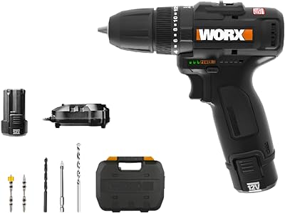 WX121 Akku-Schlagbohrschrauber 12V, inkl. Akku, Ladegerät & Koffer