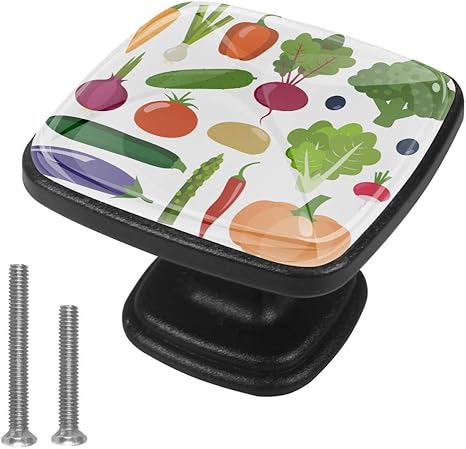 Pomos cuadrados para gabinete de cocina para frutas y verduras – 4