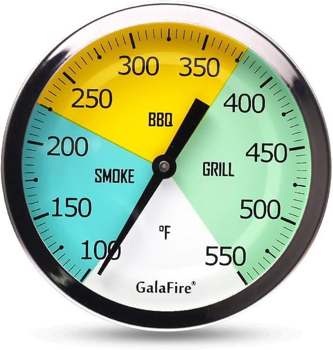 GALAFIRE Grill Smoker Thermometer for Wood Charcoal Pit, 3