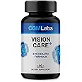 Vison Care Plus - Complete Dietary Supplement for Your Vision- Lutein 20mg, Zeaxanthin, Vitamin A, Bilberry Extract - 90 Softgels by CGM Labs