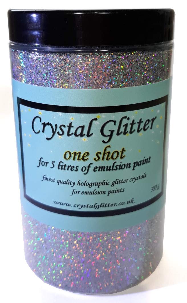Buy Crystal Glitter for Emulsion Wall Paint, One for 5 Litre Paint,300g