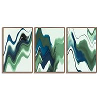 3 Piece Framed Canvas Wall Art Abstract Canvas Prints Home Artwork Decoration for Living Room,Bedroom - 16