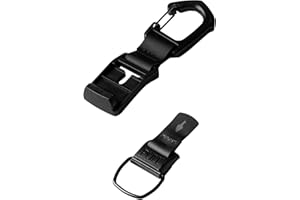 ALPAKA HUB Carabiner - Quick Release Keychain with Magnetic Belt Clip - EDC Carabiner for Keys - Tactical Gear & Backpack Accessories - Attach to ALPAKA Sling Bag, Belt Loops