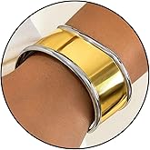 Frodete Gold Bangle Bracelets for Women Chunky Gold Bracelet Gold Cuff Bracelet Wide Gold Bangle Bracelet Hammered Open Wrist Cuff Bracelet Trendy Gold Jewelry