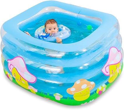 baby paddling pool with cover