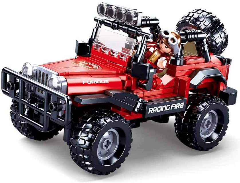 Sluban Jeep 253 Pieces, Mehrfarbig, Medium