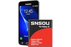 SNRONEW Galaxy J3 Battery, 4000mAh EB-BG530CBU EB-BG530CBZ Replacement Battery for Galaxy Grand Prime SM-G530, Galaxy J3 Prime J327A, J327T, J337A, J337T, Galaxy J3 Emerge Battery