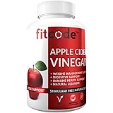 Fit Code- Extra Strength Apple Cider Vinegar Pills - 500mg - Natural Digestion, Detox, Immune Support Apple Cider Powder with