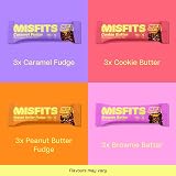 Misfits Vegan Protein Bars 12 Pack 6 Flavours Variety | 14-15g Protein view 3
