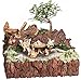 Joykick Fairy Garden Bistro Kit - Miniature Hand Painted Figurine Statues with Accessories - Set of 11pcs for Your House and Lawn Decor