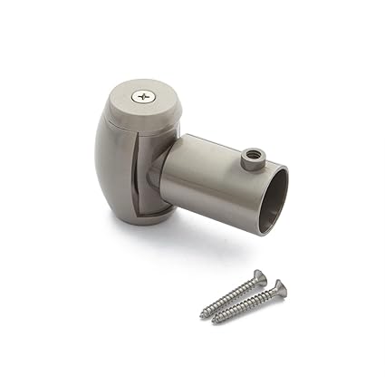 Buy Sh Naiture Brass Shower Curtain Rod Swivel Flange In Brushed