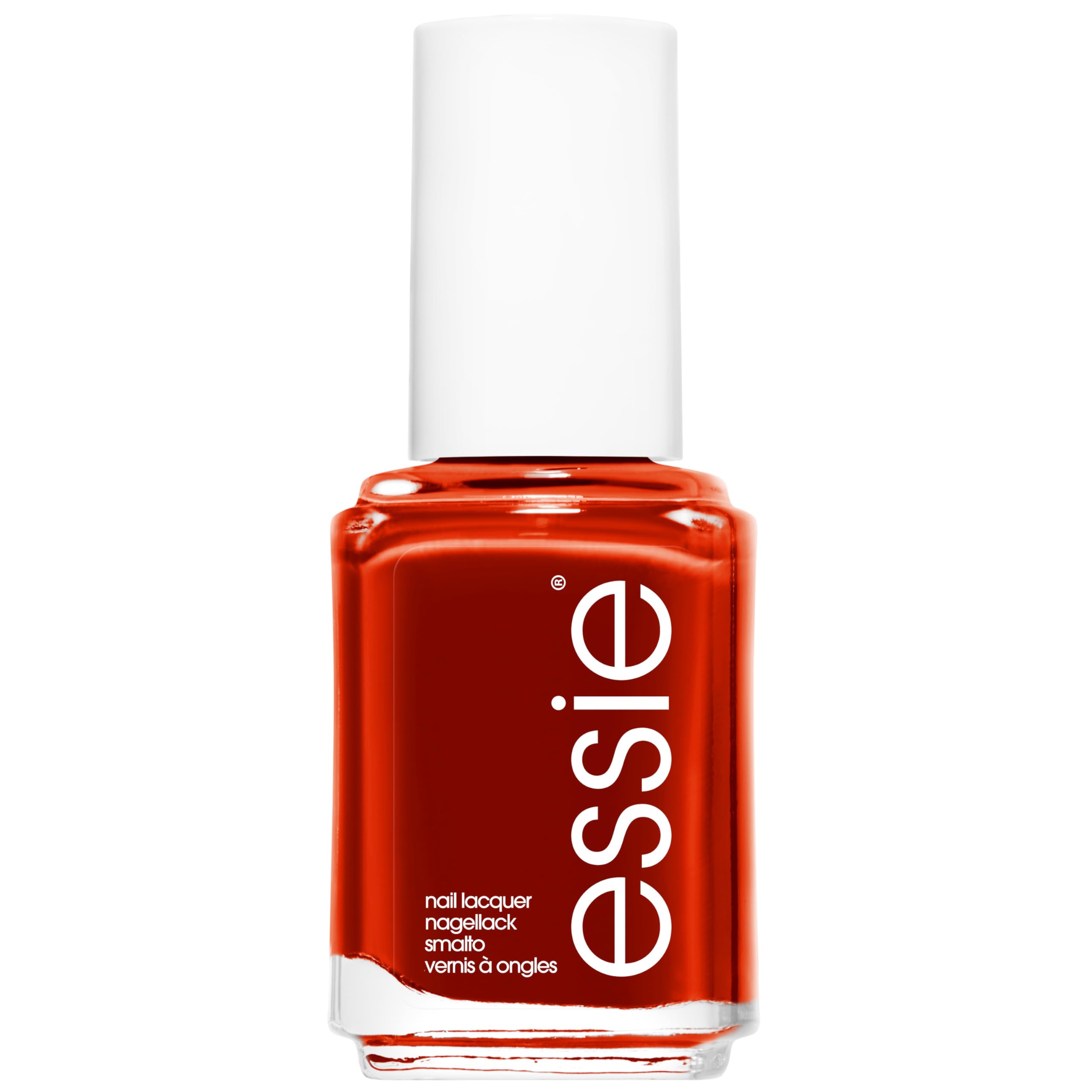 Essie Nail Polish 26 Playing Koi, Brunt Orange Red Colour, High Shine and High Coverage Nail Polish 13.5 ml