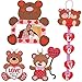Valentine's Day Bears Craft Kit | Picture Frame, Love Sign, Paper Plate Kit & Beary Kit | Kids DIY Classroom Exchange DayCare Home School Art Project Gift Decoration | 4 Fun Boys & Girls Kits.