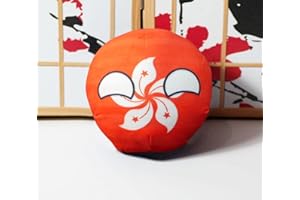 GANGKJDS 20cm 9cm Poland Ball Country Ball Mexico, UK, Chile, Canada, Poland Country Ball Festival Gift, Country Ball, National Flag Decoration(Hong Kong,20cm)