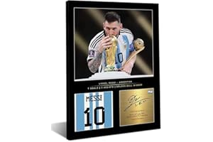 Lionel Poster Messi 7 Canvas Poster Wall Art Print Painting Decorations for Home Bedroom Living Room Gifts (Unframed,16x24 in