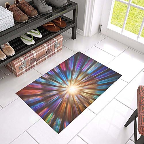 VNASKL Spiral Abstract Pattern Strudel Eddy Unique Debora Custom Bathroom Accessories Non-slip Bath Mat Rug Bath Doormat Floor Rug 23.6 X 15.7 Inch