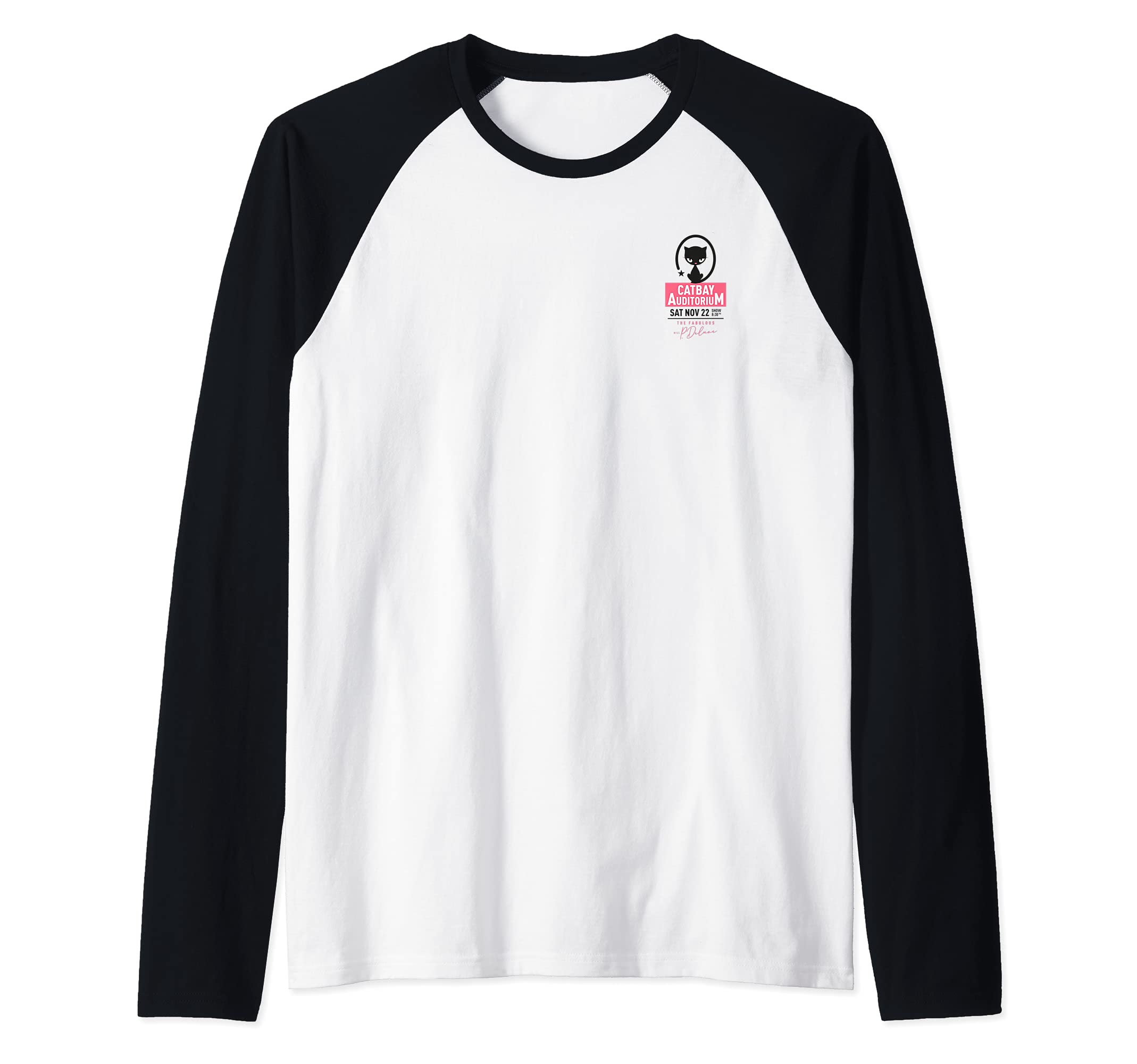 Pussy Deluxe Catbay Auditorium Raglan Baseball Tee
