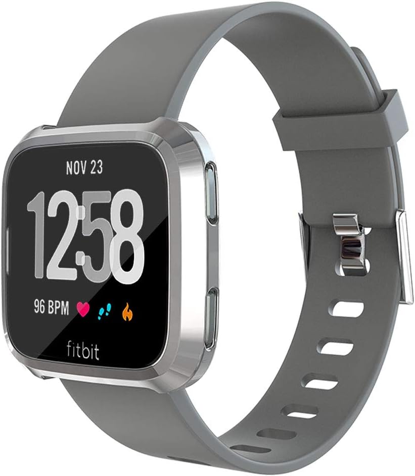 fitbit versa gray band