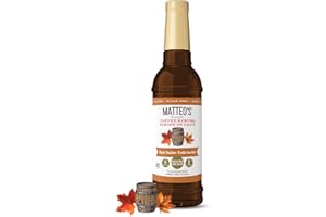 Matteo's Barista Style Sugar Free Coffee Syrup - Coffee Flavoring Syrup with No Sugar, Keto-Friendly, Sweet Flavour & Syrups 