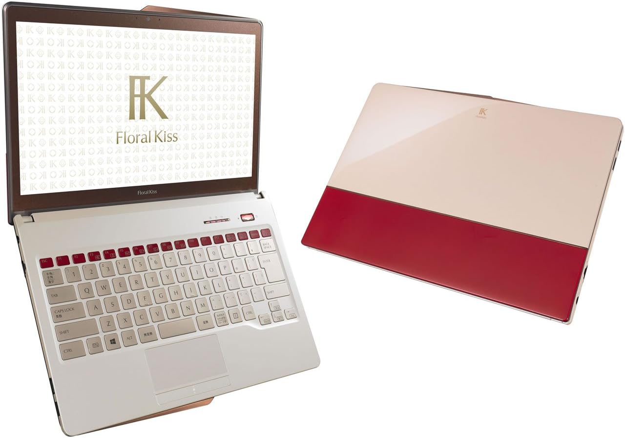 Amazon 富士通 Fmv Lifebook Floral Kiss Ch75 R Office付き Fmvc75rr エレガントレッドwithベージュ 富士通 ノートパソコン 通販
