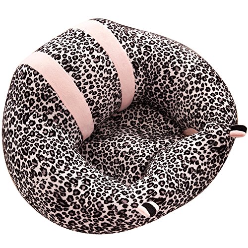 preliked Infant Nursing Pillow Baby Support Seat Chair Feeding Safety Sofa Plush Toy Gift (Leopard) - Thumbnail 4