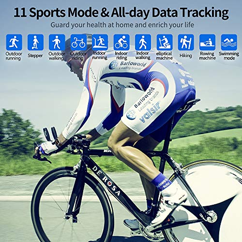 Mgaolo Fitness Tracker Smart Watch with Blood Pressure Heart Rate Sleep