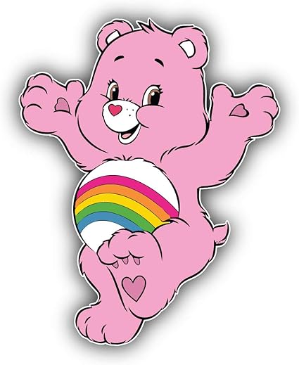 vector care bears png clipart - esquiloio on how to draw a pink care bear