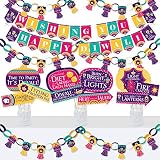 Big Dot of Happiness Happy Diwali - Banner and Photo Booth Decorations - Festival of Lights Party Supplies Kit - Doterrific Bundle
