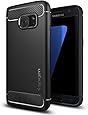 Spigen Rugged Armor Samsung Galaxy S7 Case with Resilient Shock Absorption and Carbon Fiber Design for Samsung Galaxy S7 2016 - Black