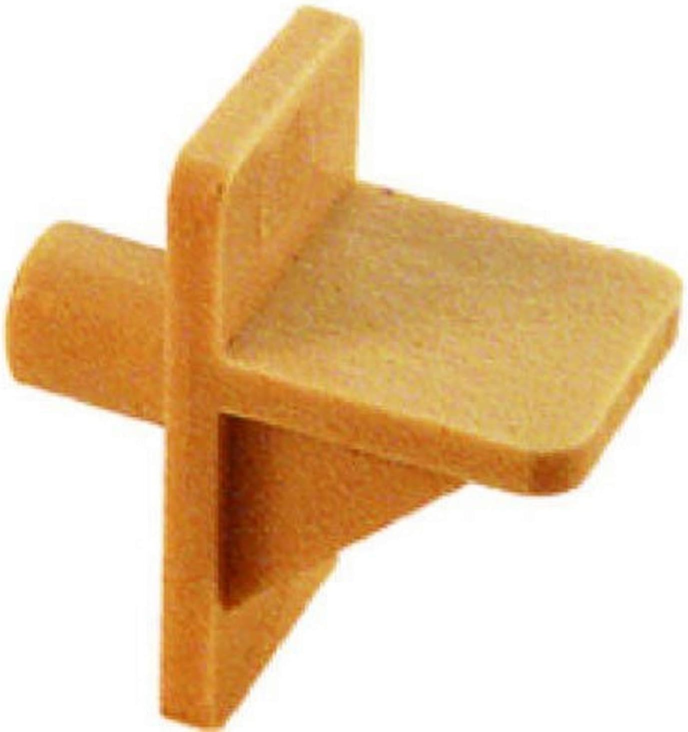 Slide-Co 243409 Plastic Shelf Support Pegs, Clear (12pk) – 5mm Outside Diameter - Easily Replace Missing or Broken Shelf Supports – Serrated Stems for Stronger Grip - Easy to Install: Home Improvement
