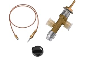 AJinTeby BBQ Grill Replacement Parts, Propane Gas Fire Pit Control Safety Valve, Fire Pit Replacement kit (Control Valve)