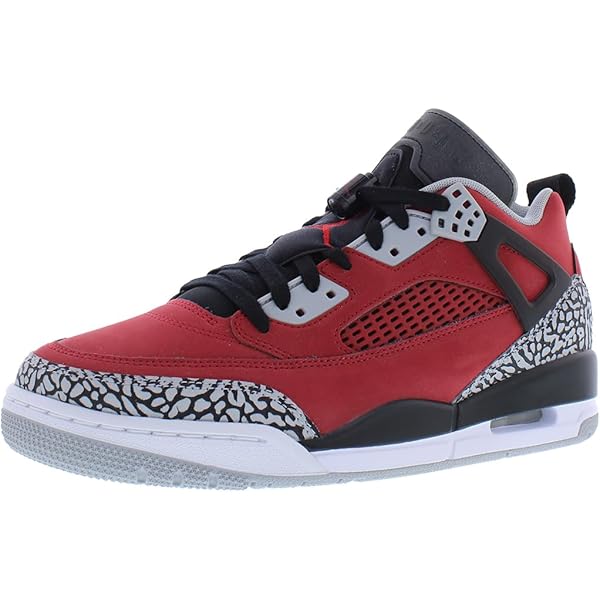 Amazon.com | JORDAN 4 Retro Mens Shoes Size - 8.5 White/Fire Red