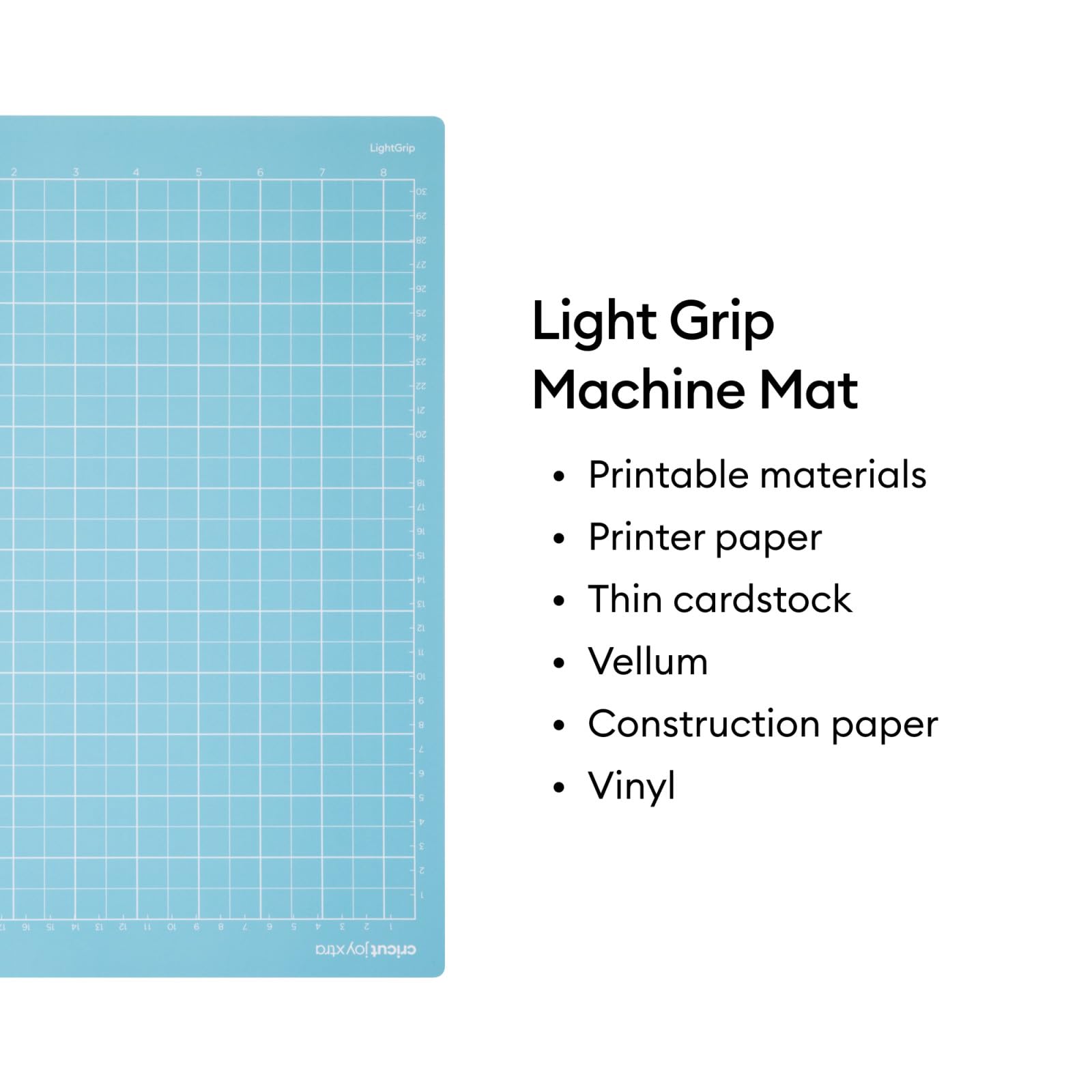 Cricut Mat Variety Pack (4 Count, 8.5in x 12in) - for Joy Xtra Machine - Includes 2 StandardGrip & 2 LightGrip