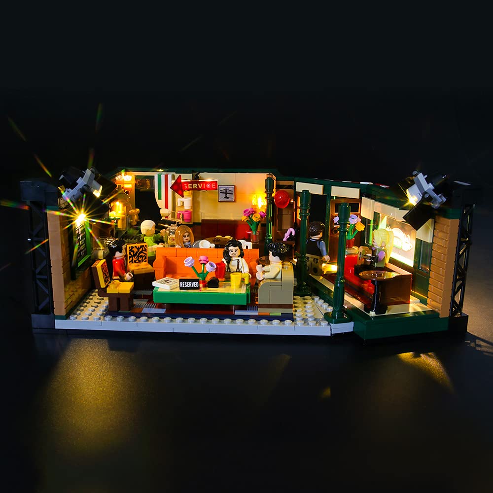 GEAMENT LED Light Kit for Ideas Friends The Television Series Central Perk - Compatible with LEGO 21319 Building Blocks (Building Set Not Included)